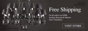 Free Shipping on Designer Chandeliers - Baccarat Replica Chandelier