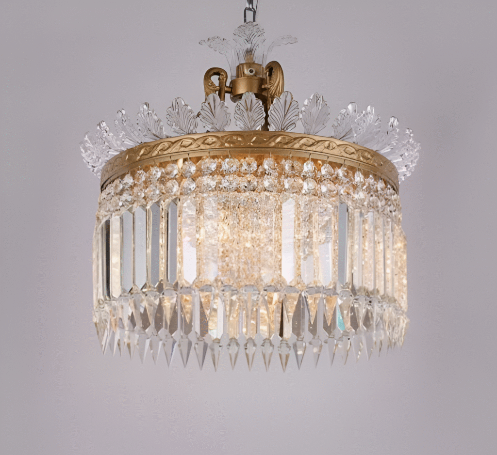Duke Oval Murano-Inspired Chandelier