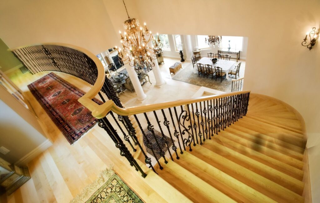 Interior View from Top of Stairs