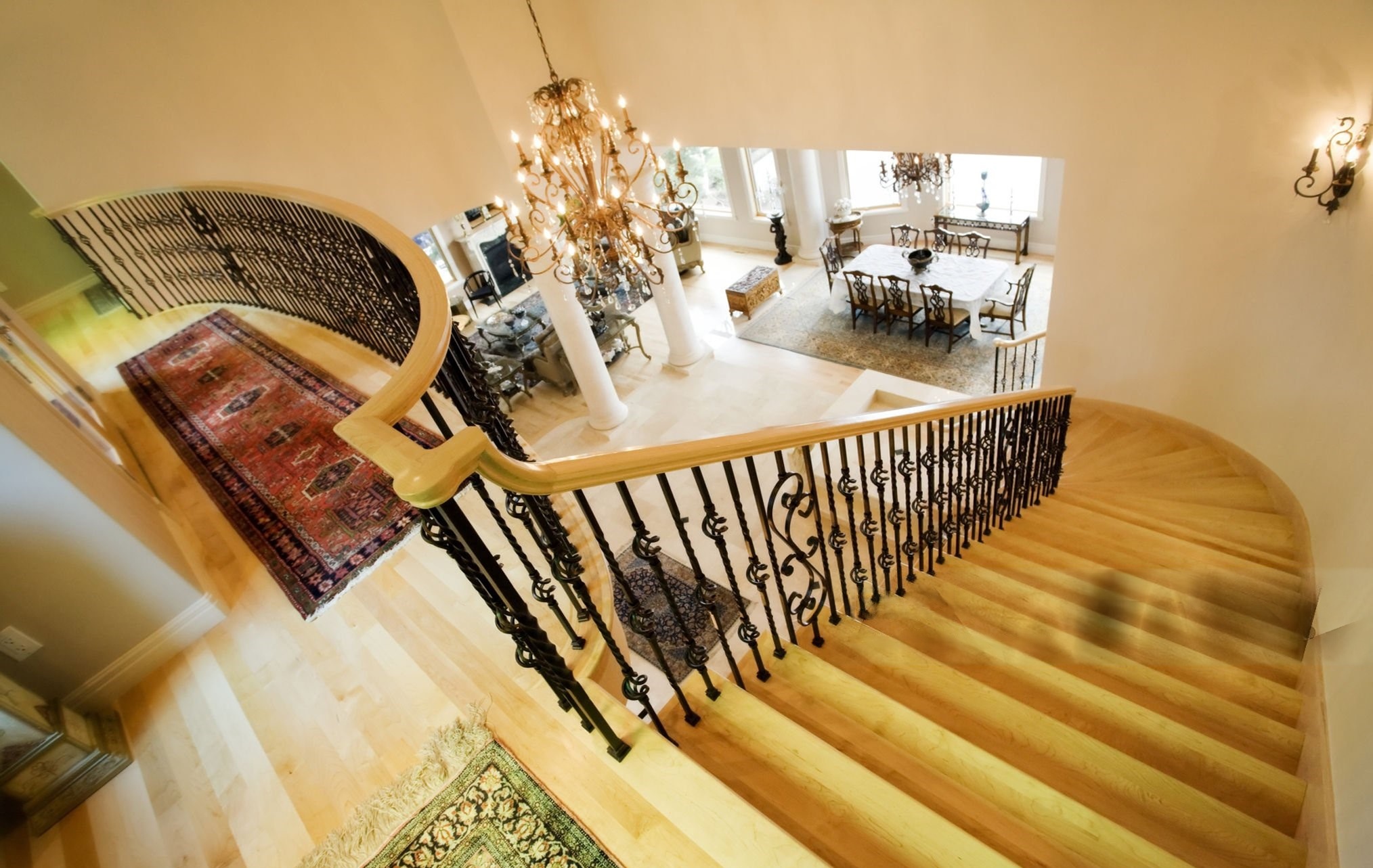 Interior View from Top of Stairs